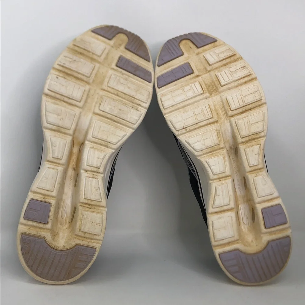 Skechers Go Walk Glide Step 2.0 Black Lavender Women’s Shoes - Size 8.5